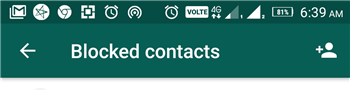 How to block a contact on WhatsApp?